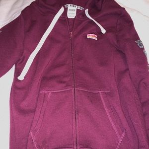 PINK purple zip up